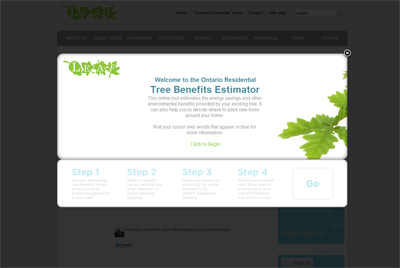 Tree Benefits Estimator