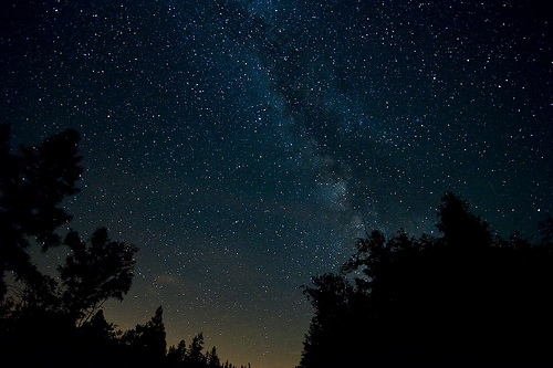 Nights sky over Bruce Peninsula
